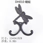 Animal Shape Ironwork Metal Hooks Clothes Hat Key Retro Style Originality Wall Hooks Villa Courtyard Wall Mounted Decorate home