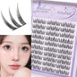 DIY Eyelash Clusters Natural False Eyelashes Extenstions Long-Lasting Cat Paw Cluster Thick Lashes Supplies Make Up