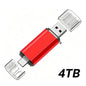 Lenovo 16TB 2 In 1 OTG USB Flash Drive 3.0 Type C 8TB 2TB Pendrive For iPhone Samsung Huawei Xiaomi Android Laptop Memory Stick