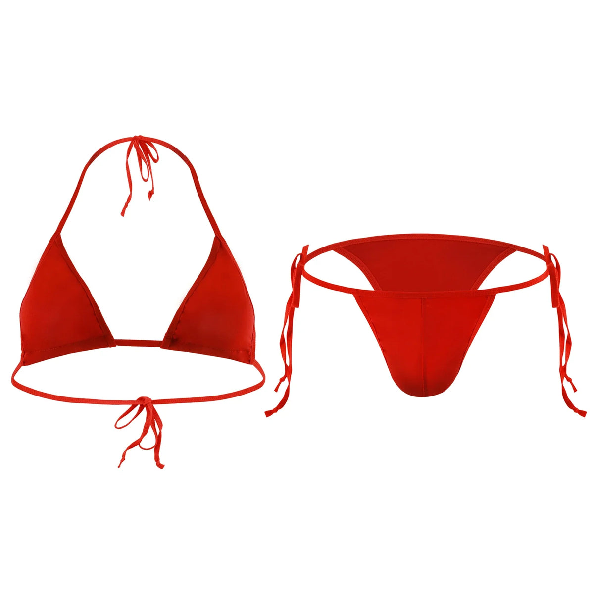 Men's Bra Lingerie Set Big Sac Penis Bag Briefs Bdsm Men's Harness Crop Top Navel Sissy Outfit Body Gay Bikini