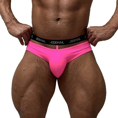 Jockmail Men Sexy G String Thong Erotic Jockstrap Bondage Gay Underwear Penis Pouch Strap Harness Hollow Lingerie Sissy Panties