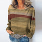 Women's Natural Scenery Printed Long Sleeve T-Shirt Casual Ladies Tops Daily Loose Clothes Retro Casual Fashion Ladies T-Shirt