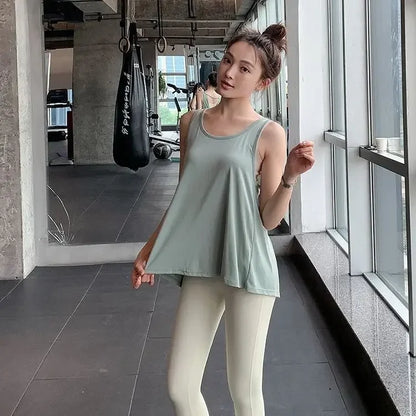 Women's Beautiful Open Back Loose fit Top