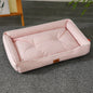 Four Seasons Paw Pet Sofa Dog Beds Waterproof Bottom Soft Fleece Warm Cat Bed House Pet Cushions for Small Medium Large Dogs