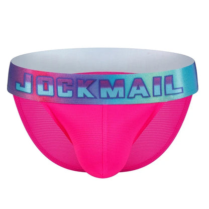 Sexy Men Underwear Brief Underpants Gay Men's Bikini Slip Men's Tanga String Thong Jockstrap Quick Dry Nylon Mesh Breathable