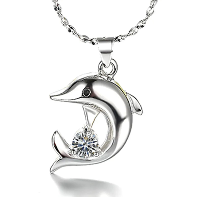 925 Sterling Silver 18k Gold Plated Necklace Single Sparkling Zircon Clavicle Chain for Women Wedding Silver Jewelry collares