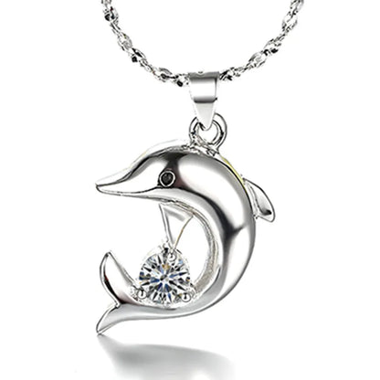 925 Sterling Silver 18k Gold Plated Necklace Single Sparkling Zircon Clavicle Chain for Women Wedding Silver Jewelry collares