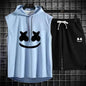 Summer Men's Casual Hooded Tracksuit Set