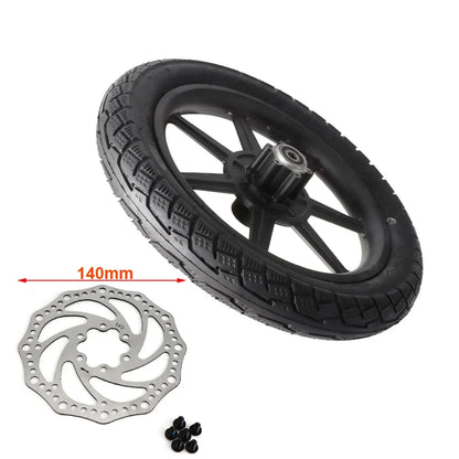 Electric Scooter Bike14 inch Front Wheel 14x2.125 Tyre 140mm/160mm Brake Disc For E-bike Folding Bicycles Motorcycle Accessories