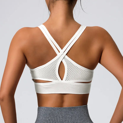 Yoga Sports Bras Push Up Gym Crop Tops