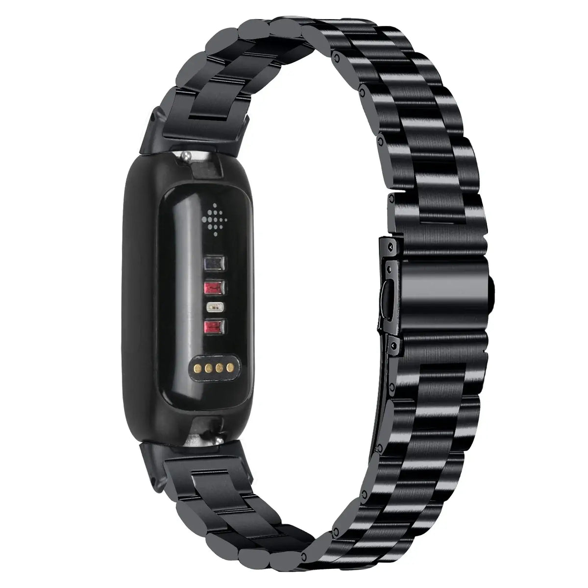 Fitbit Inspire 3 Stainless Steel Link Bracelet Band, Solid & Two-Tone