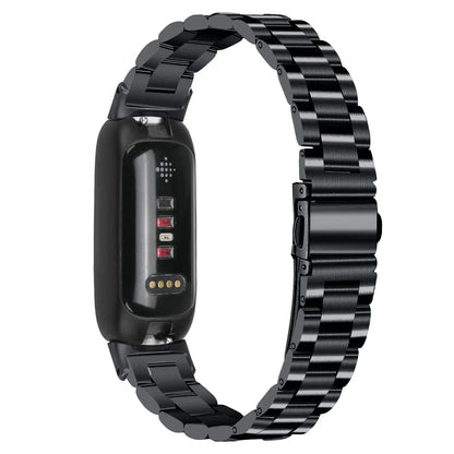Fitbit Inspire 3 Stainless Steel Link Bracelet Band, Solid & Two-Tone