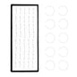 40/60pc Stainless Steel Straight L Nose Stud for Women Nose Ring Set