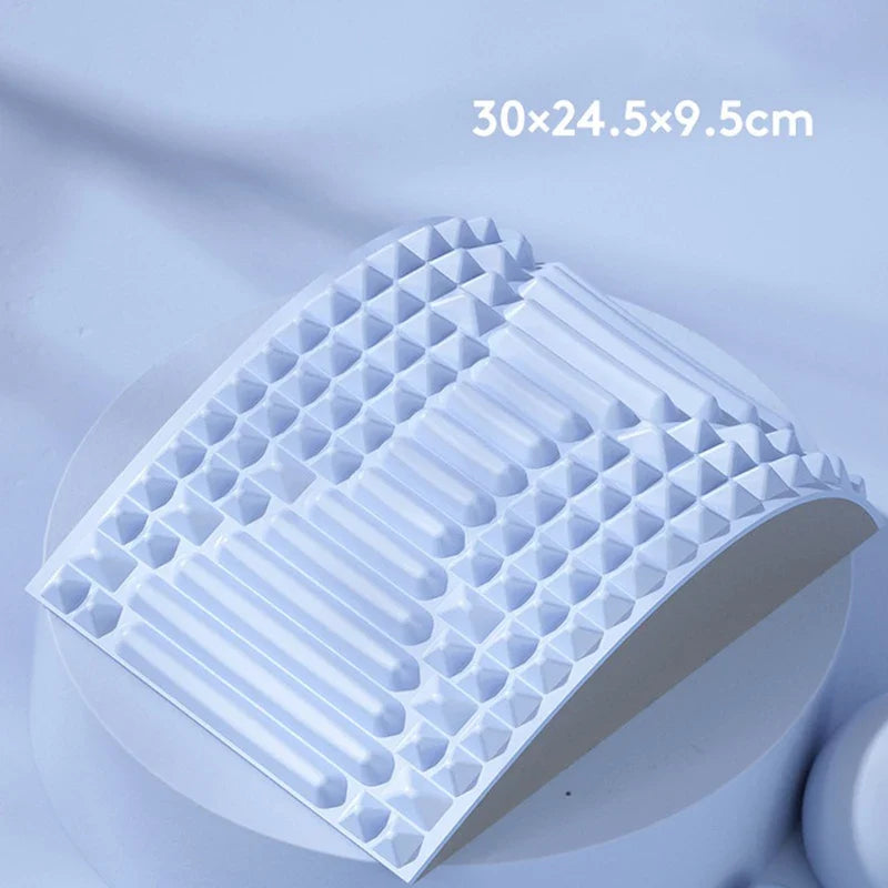 Back Stretcher Neck Pillow Relieve Massage Lumbar Support Massager for