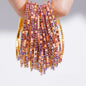 5pcs Fashion Colorful Acrylic Crystal Rhinestone Elastic Bracelet for
