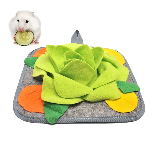 Pet Snuffle Mat For Dogs Rabbit Pet Feeding Foraging Trainingpad Bunny Blanket Toys Puzzle Dogs Toy Dispenser Rabbits