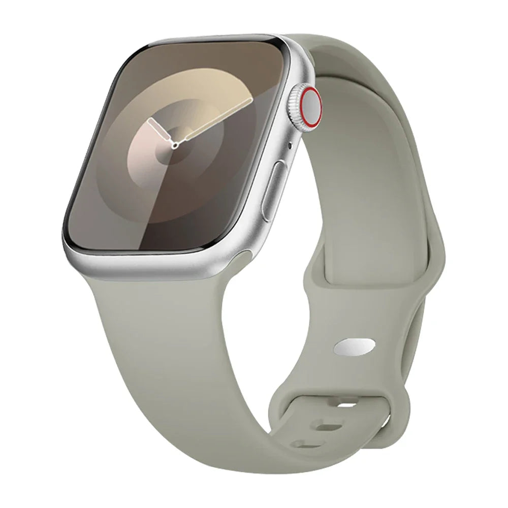 Silicone Watch Strap for Apple Watch, Replacement Bracelet Correa, 40/41/42/44/45/46/49mm, Compatible iWatch Series SE 7 8 9 10 11 Ultra 2 Ultra 3