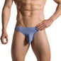 Sexy Men Low Rise Briefs Men's Penis Large U Convex Pouch Underwear Briefs Slips Male Panties Stretch Breathable Underpants