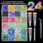Multicolor Resin Rhinestone Kit Sparkling DIY Decoration Jelly Rhinestones Diamond Art Bedazzling Rhinestones
