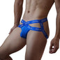 Bondage Lingerie Sexy Harness Bodysuit Jock Strap Costume Hombre Men Jockstrap Panties  Ice Silk Gay Underwear Sissy Thong