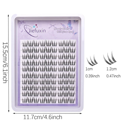 Natural Look DIY Lashes Extension Kit Cute Cat Paw False Eyelashes for Enlarged Eyes Make Up Eyelash Extension