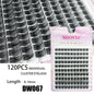 MIOFIA DIY Eyelash Clusters Fluffy Natural Anime Lashes 8-14mm Mixed Length Large capacity 3D Russian Volume Eyelash Extension
