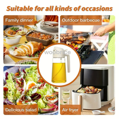 2in1 Kitchen Spray Oil Dispenser Oil Sprayer Polisher or Only Brush