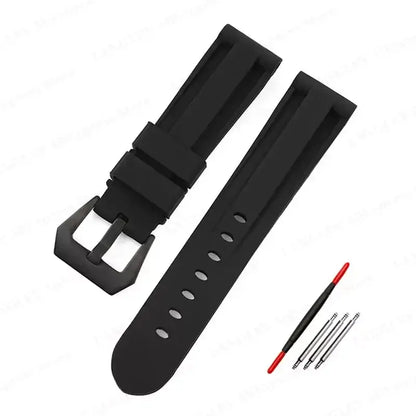 TicWatch Pro 5, Pro 3 & E3 Recessed-Panel Silicone Band