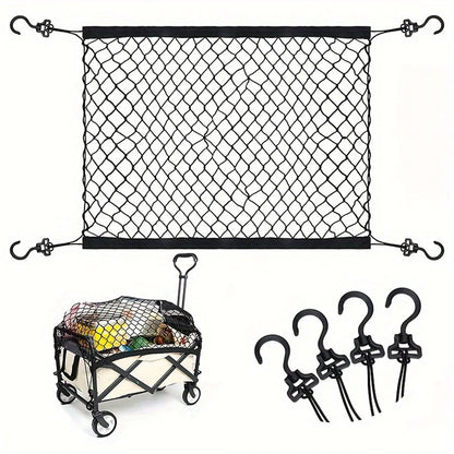 Camping Cart Guard Net, Camping Cart Net Bag, Small Cart Guard Net
