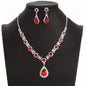 3-piece Women's Claw Chain Series Geometric Droplet Earrings Necklace Set Wedding Banquet Party Holiday Gift 8056