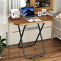 Stable Tray Table With No Assembly Required, TV Dinner Tray For Eating, Foldable Snack Tables For Bed/Sofa/ Living Room