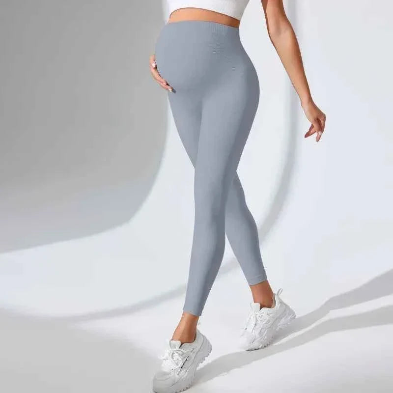 Seamless High Waist Maternity Yoga Leggings