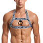 Man Harness Sissy Fetish Man Rave Costumes Lingerie Sexy Men Strap Shoulder Bondage Chest  Elastic Belt Erotic Hombre Hollow