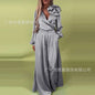 Pant Set Women Two Piece Sets V Neck Matching Sets Floral Slim Fit Tops Wide Leg Long Pants High Waist Y2k Elegant Retro 2025