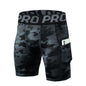 Compression Shorts Men with Pocket, Spandex Running Shorts Sport Athletic Workout Performance Underwear