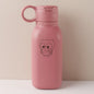 450ml Custom Name Silicone Straw Cup, Personalized Cartoon Pattern