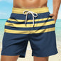 Men's Relaxed Fit Shorts with Sleek 3D Line Patterns – Modern, Breathable & Perfect for Casual Street Style