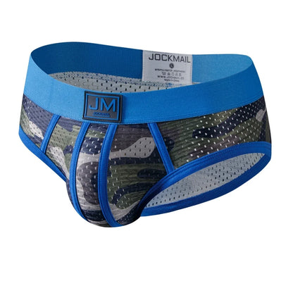 6PCS Man's Underwear Briefs Underpants Nylon Mesh Camouflage Men's Briefs Bikini Men's Boxer Briefs or As Swim Swimwear Shorts