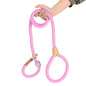 Dog training collar anti riot nylon hand P rope extended thickened unbreakable hand training dog round rope large dog P chain