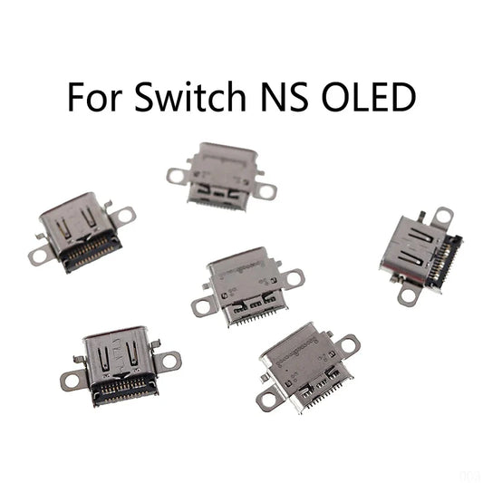 For Switch Lite Console Power Connector Type-C Charger Socket Jack For NS Switch OLED USB Charging Port
