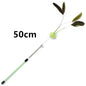 Cat Toy Spring Cat Toys Interactive Steel Wire Feather Toys for Cats Teaser Funny Feather Cats Toy Stick Plush Ball Pet Supplies