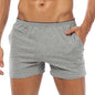 ORLVS Brand Boxer Men Underwear Cotton Pouch Boxershorts Sleep Men Underpants Panties For Swim Or Boxers Shorts With Pocket