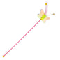 Cat Toy Feather Cats Sticks Insects Toys for Cats Teasing Butterfly Stick Cat Toys Interactive Wool Ball Teaser Toy Pet Products