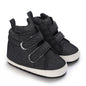 Baby Learning Walk Shoes, Striped PU Sports Shoes for Infants 0-18m