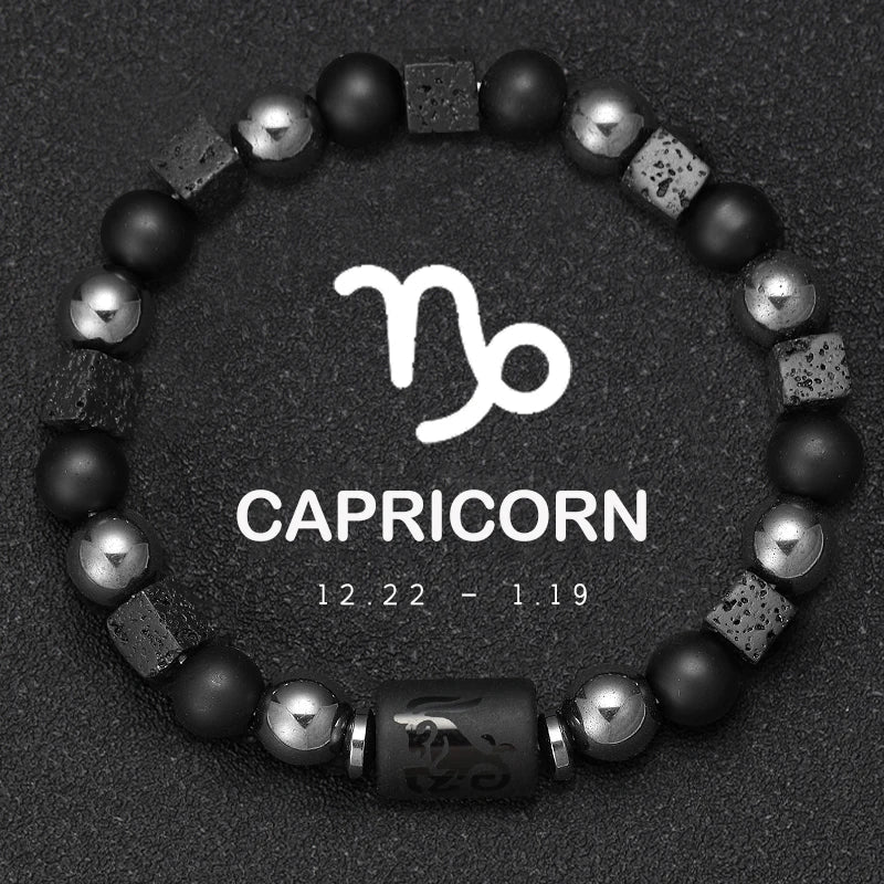 Sagittarius Zodiac Bracelet Natural Stone