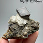 Natural Dark Brown Andradite Garnet Cluster Raw Crystal Mineral Specimen Calcite Matrix Healing Stone Home Decoration