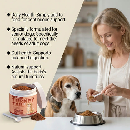 Dog Nutrition Health Supplement Powder Improve Pet Vitality Balance Intestinal Flora Skin Coat Wellness Boost Body Defense 100g