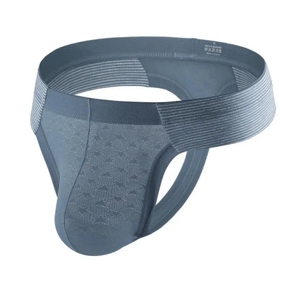 Sexy Breathable Underwear Men Briefs Thongs U convex Pouch Plus Size Underpants Briefs Men's Lingerie Summer Ice Silk Briefs