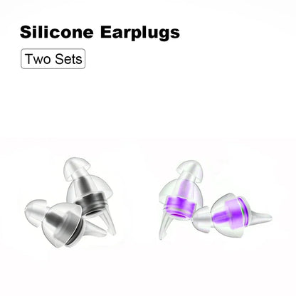 Ear Plugs High Fidelity Concert - Ear Protection for Concerts, Musicians Reusable/Hypoallergenic Earplugs - Noise Reduction