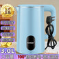 Electric Kettle 3.0L, Double-Layer Anti-Scald Design, Food-Grade Stainless Steel, 1500W Fast Boil, Insulated Handle
